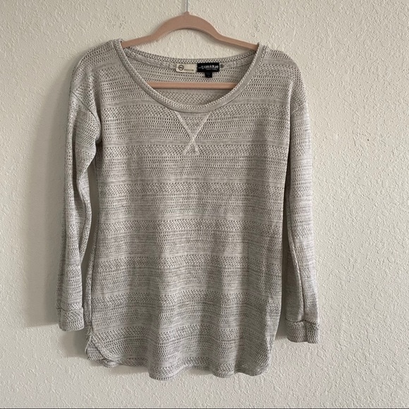 AG Long Sleeve Tunic Pullover Gray Size M - Picture 2 of 9
